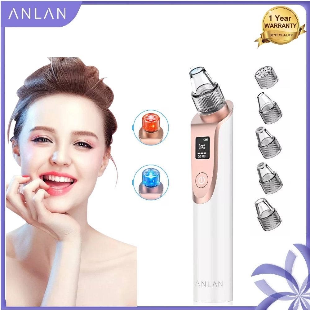 ANLAN Off Remover Chân Không Lỗ Chân Lông Mụn Loại Bỏ Mụn Đỏ & Xanh Liệu Pháp Ánh Sáng Mặt Công Cụ Làm Sạch