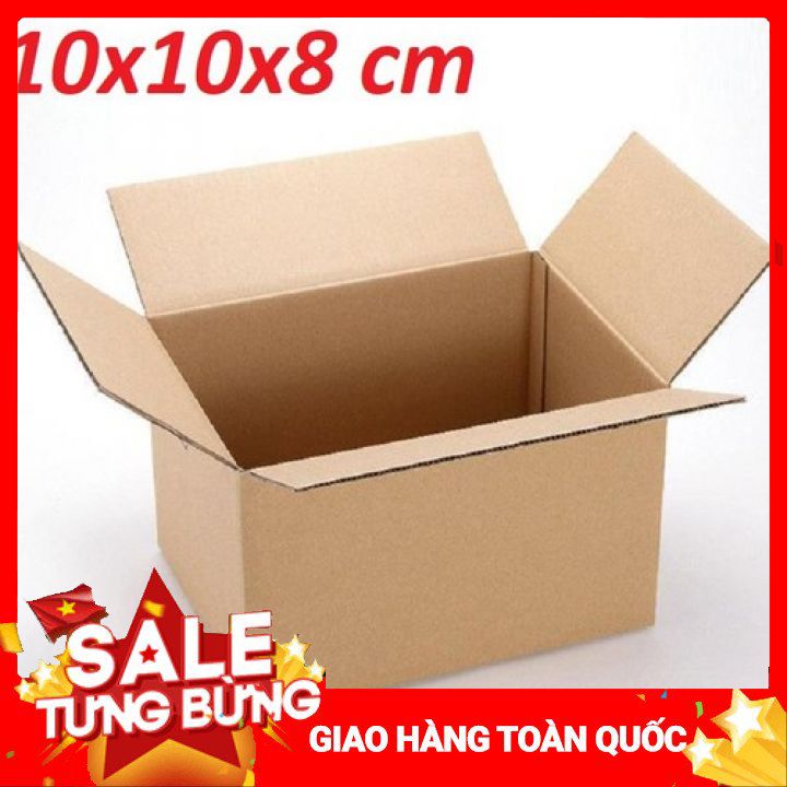 Hộp carton size 10x10x8 thùng carton,hộp carton đóng hàng chắc chắn