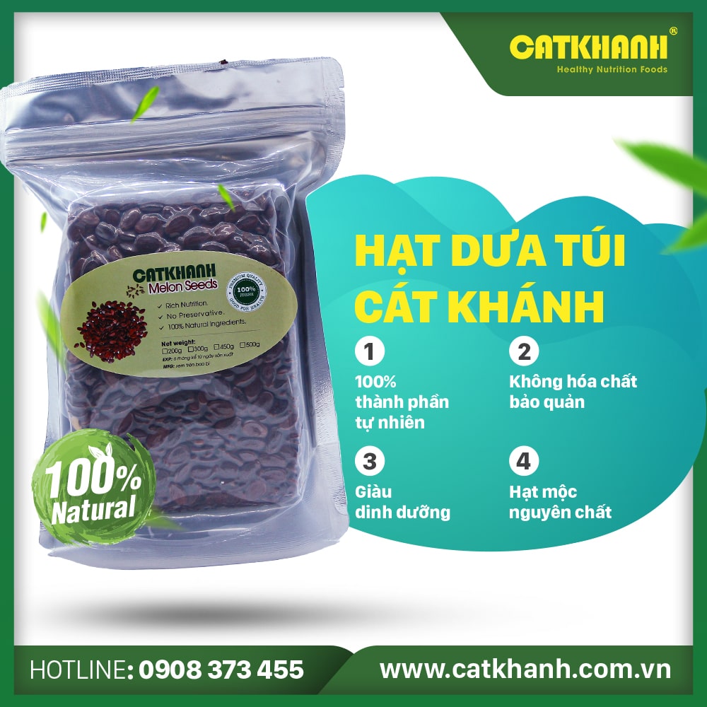 Hạt dưa cát khánh túi 500gr
