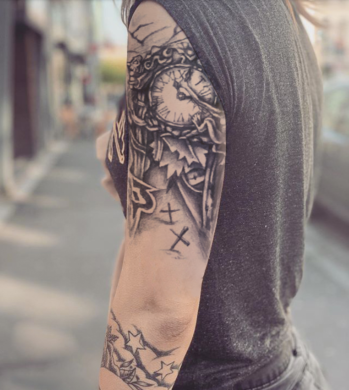 Một số hình xăm đẹp ở bắp tay ấn tượng nhất dành cho nam | Sleeve tattoos,  Best sleeve tattoos, Tattoo sleeve men