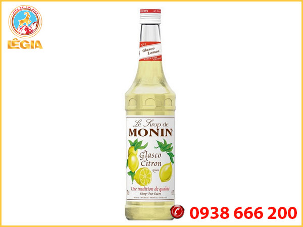 Siro Monin Chanh Vàng 700ml - Monin Lemon Glasco Syrup