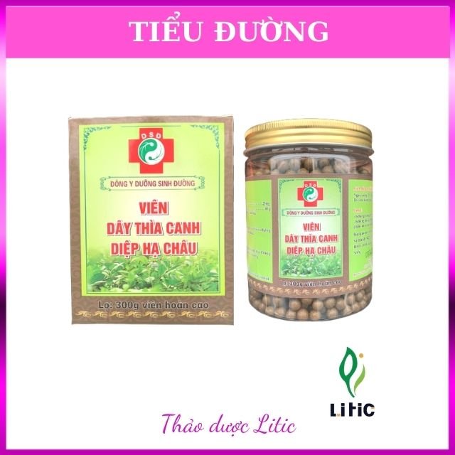 Viên dây thìa canh diệp hạ châu Dưỡng sinh đường, giúp hạ đường huyết, giảm mỡ