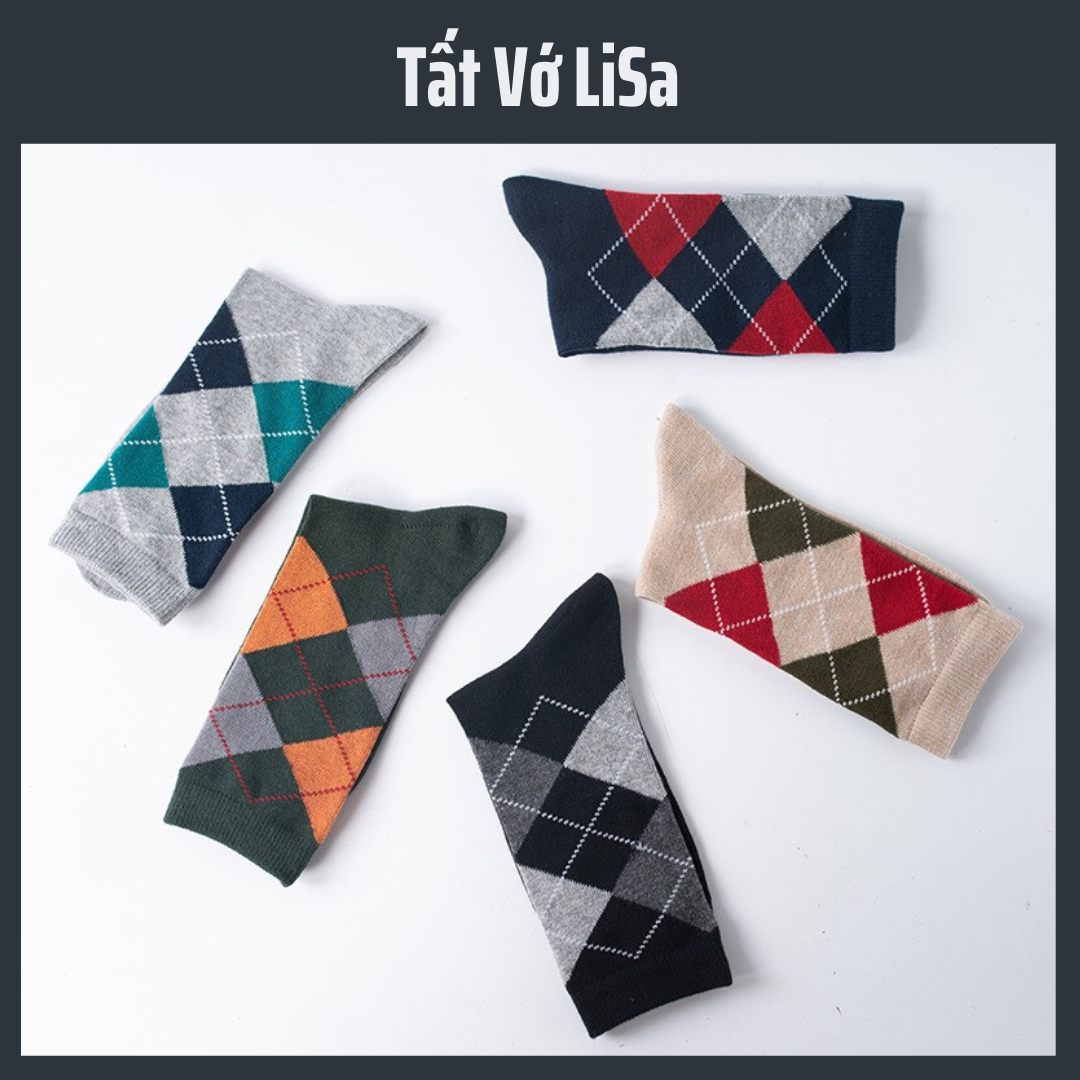 Tất Nam Quả Trám Cao Cấp đi giày tây