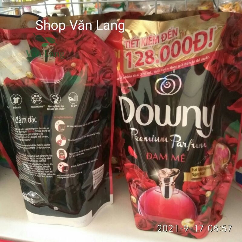 Nước Xả Vải Đậm Đặc Downy Đam Mê Hương Ngọc Trai 2,2Lít