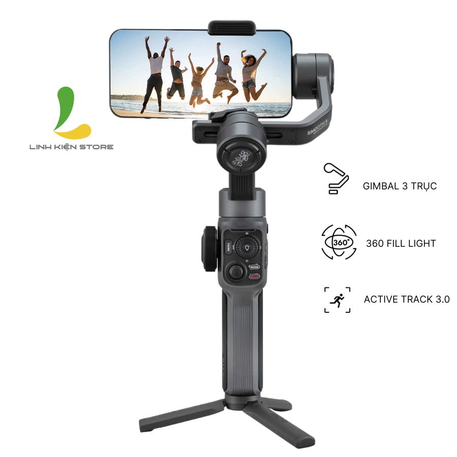 Combo Gimbal Zhiyun Smooth 5 / Smooth 5 bản đơn / Smooth 5s Pro / Smooth 5S Pro Combo / Smooth 4 / Smooth X - Tay cầm chống rung cho điện thoại quay phim chuyên nghiệp