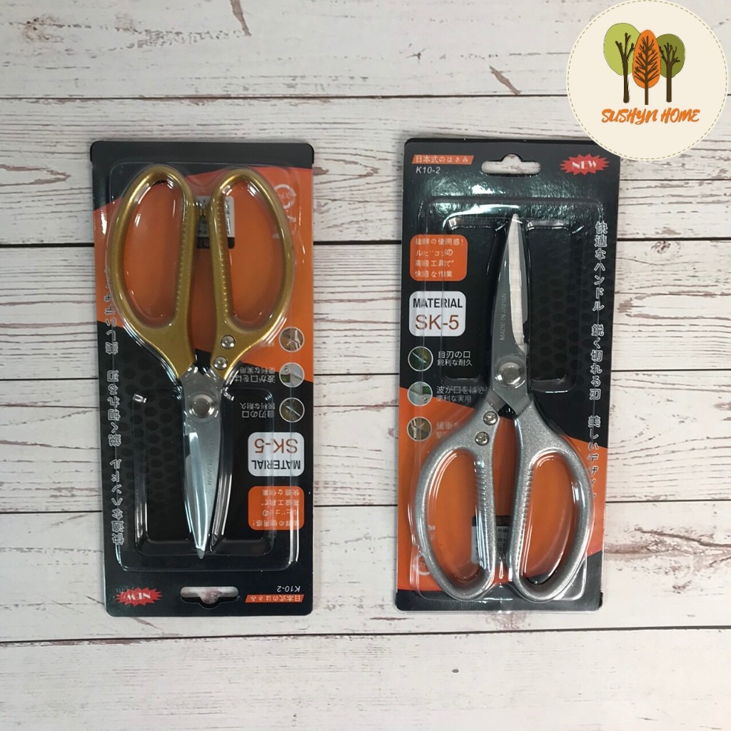 Kéo Nhật Kapusi Lưỡi Thép SK-5 (Có Đồ Khui Bia)