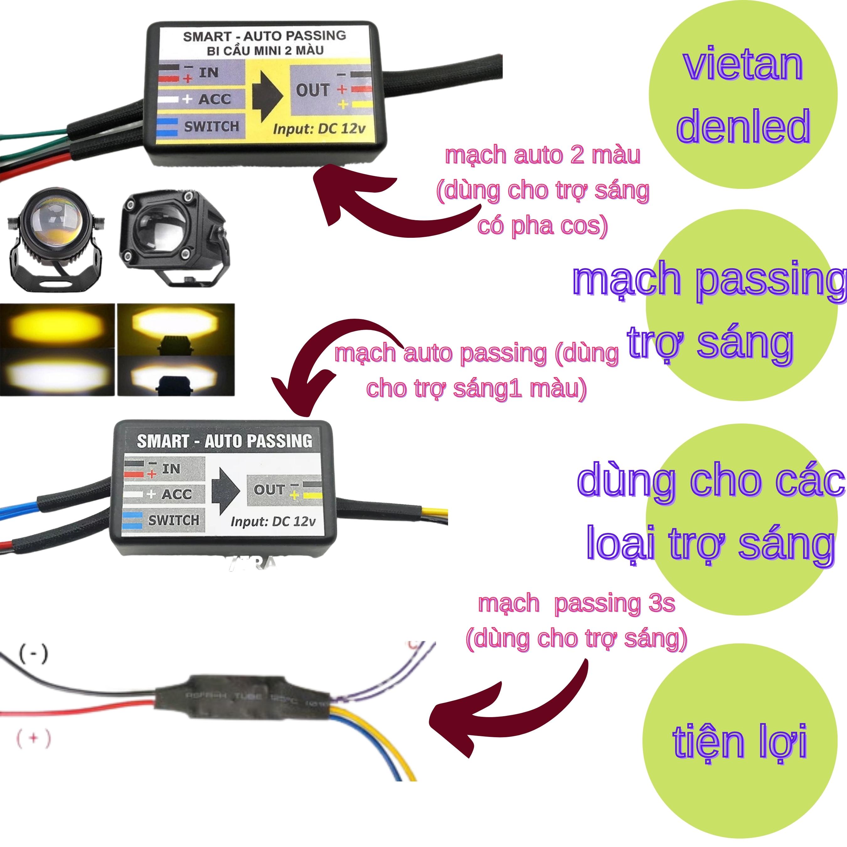 Mạch Auto pasing smart nhiều chế độ dành cho trợ sáng