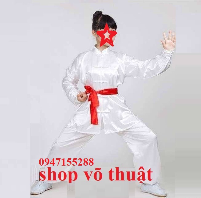Võ phục quần áo Thái cực quyền dưỡng sinh 1m50 đến 1m82 tặng kèm đai