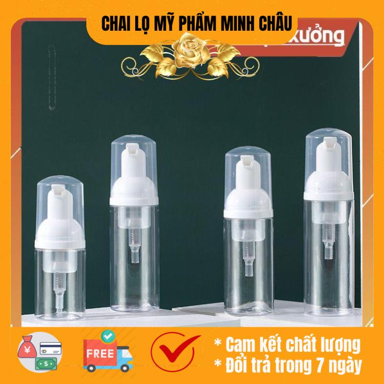 Chai xịt giọt tạo bọt 50ml/30ml - chai lọ chiết mỹ phẩm