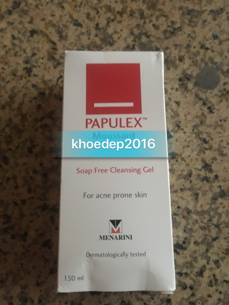 Sữa rửa mặt papulex moussant soap free cleansing gel