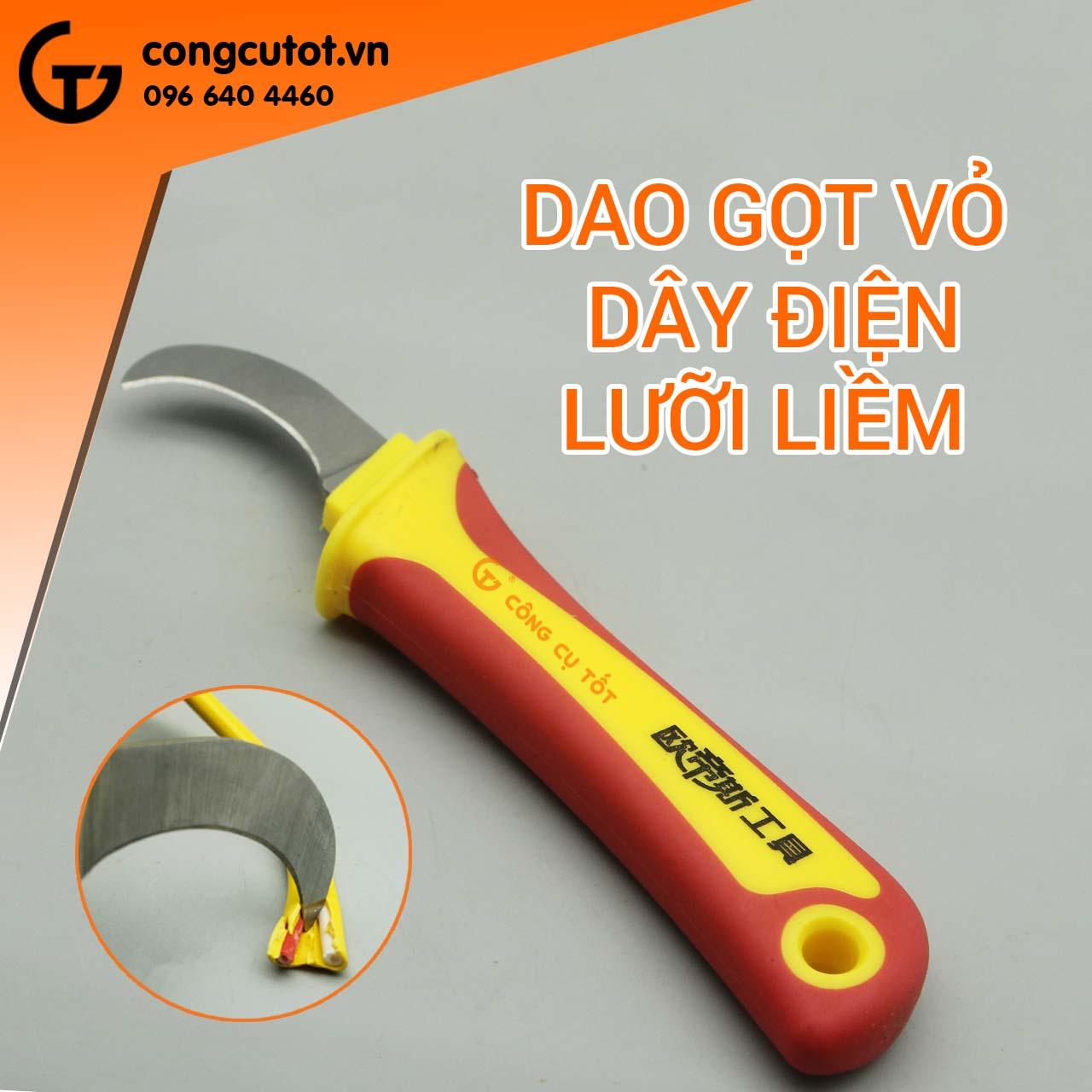 Dụng cụ tách vỏ dây điện cán cao su cách điện