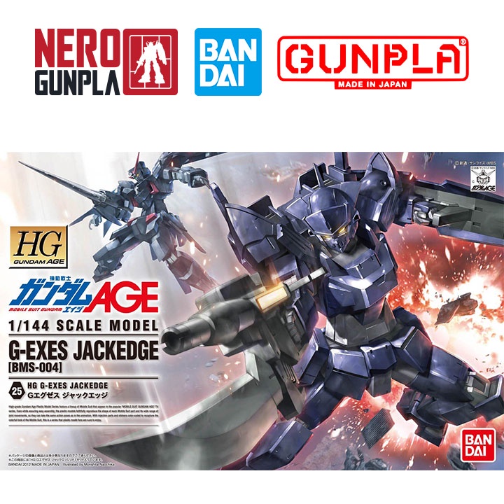 Mô hình lắp ráp bandai gunpla hg age 1/144 g-exes jackedge
