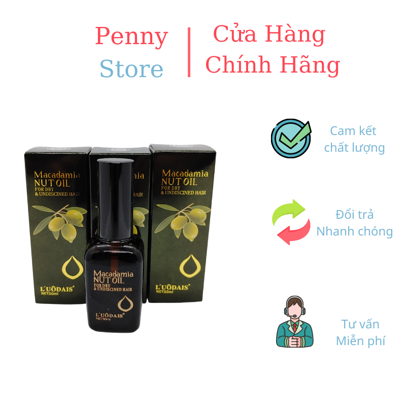 Tinh dầu dưỡng tóc macadamia nut oil 50ml
