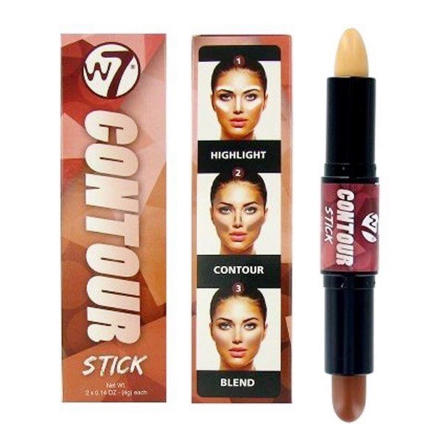 Tạo khối 2 đầu w7 contour stick sản phẩm tốt với chất lượng và độ bền cao và được cam kết sản phẩm y như hình