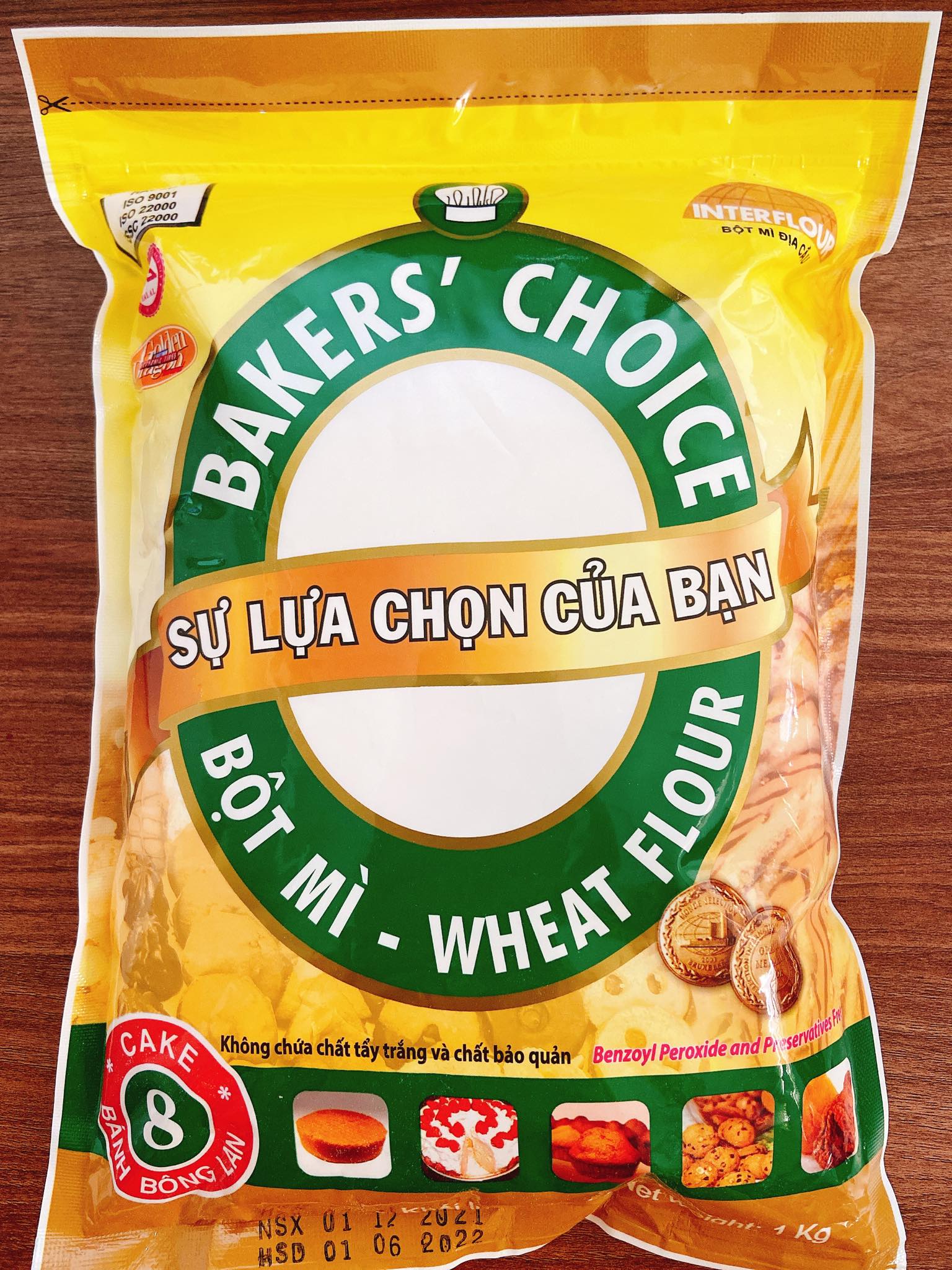 Bột bánh mì, bột mì Bake’s choice số 8