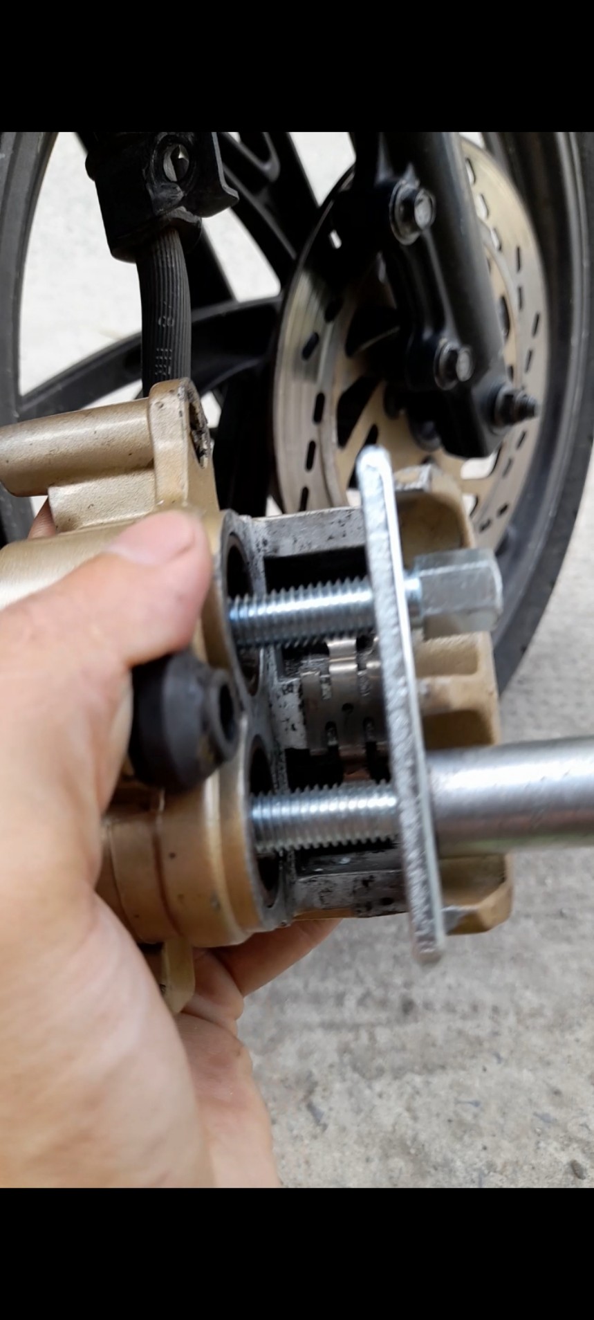 Ép piston đĩa 1-2 piston phiên bản mới