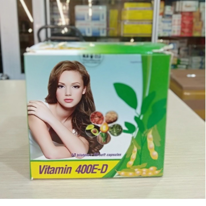 Thuoc VITAMIN E 400 - Giúp nâng cao sức đề kháng, chống oxy hóa, hạn chế lão hóa , tăng khả năng hấp thu calci