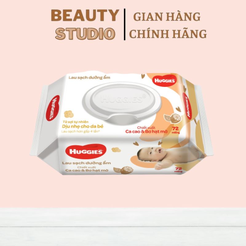 Khăn ướt Huggies bơ hạt mỡ