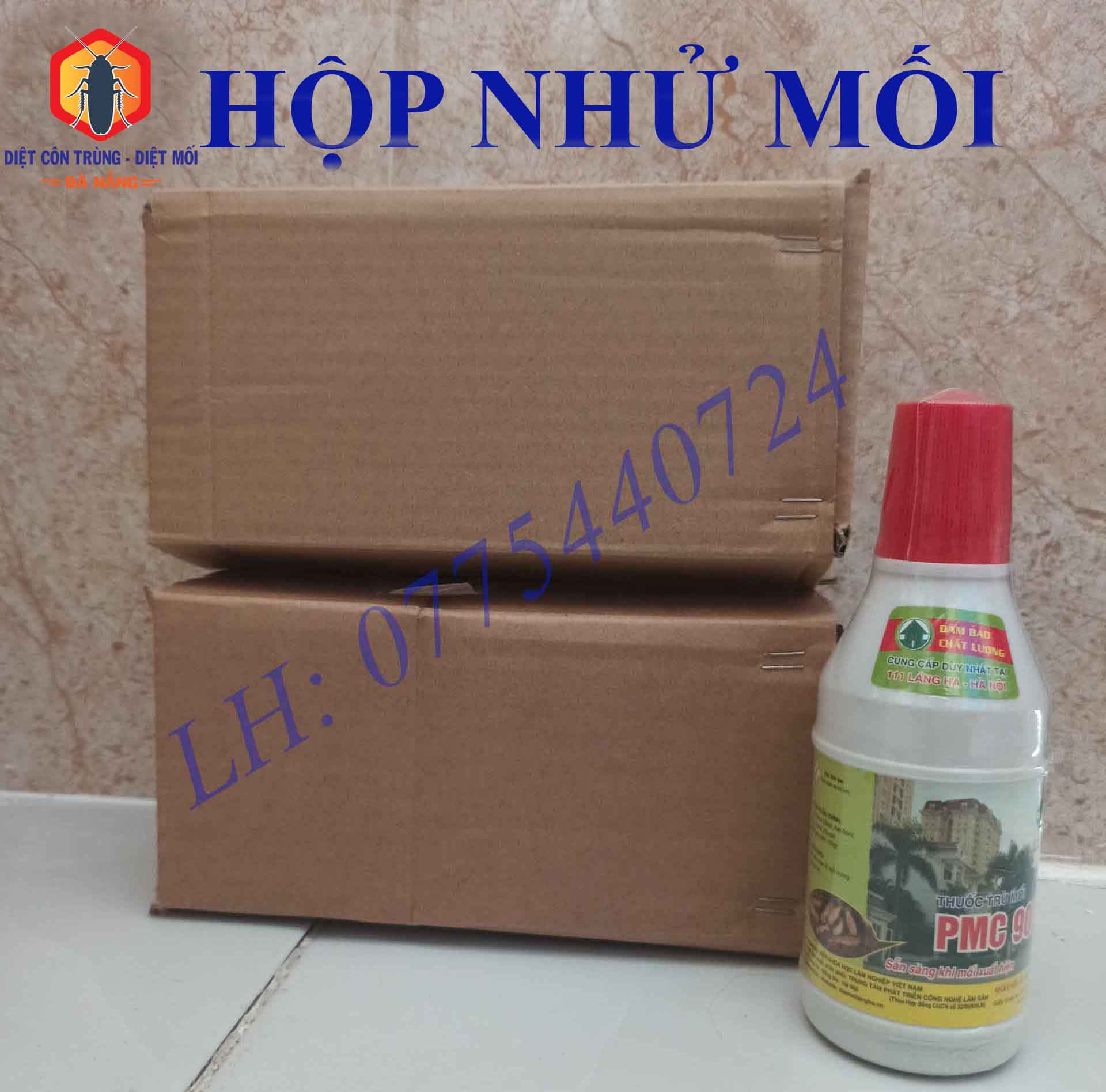 Combo diệt mối tận gốc PMC 90 và 02 hộp nhử mối