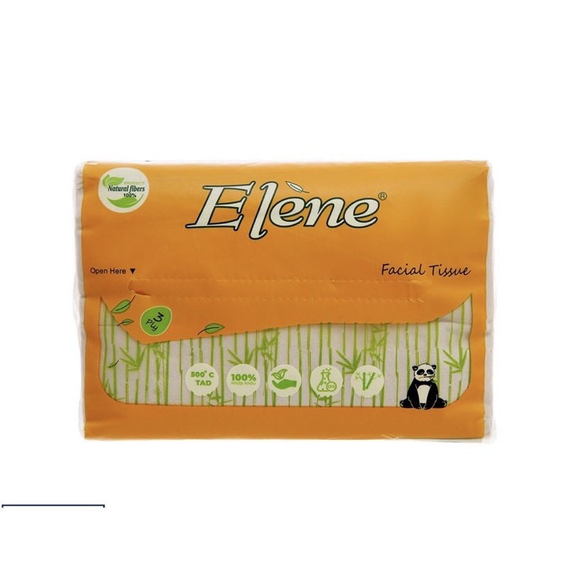 Giấy ăn tre elene 100 tờ 3 lớp
