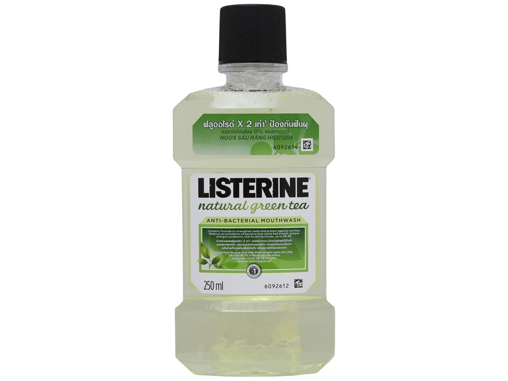 Nước súc miệng ngừa sâu răng Listerine trà xanh 250ml