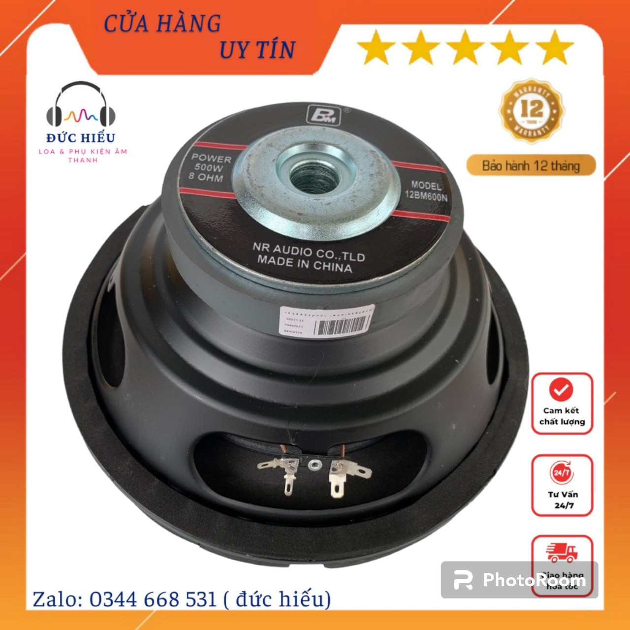 Sub điện 25 bm từ 126 coil 38 gân béo -loa siêu trầm