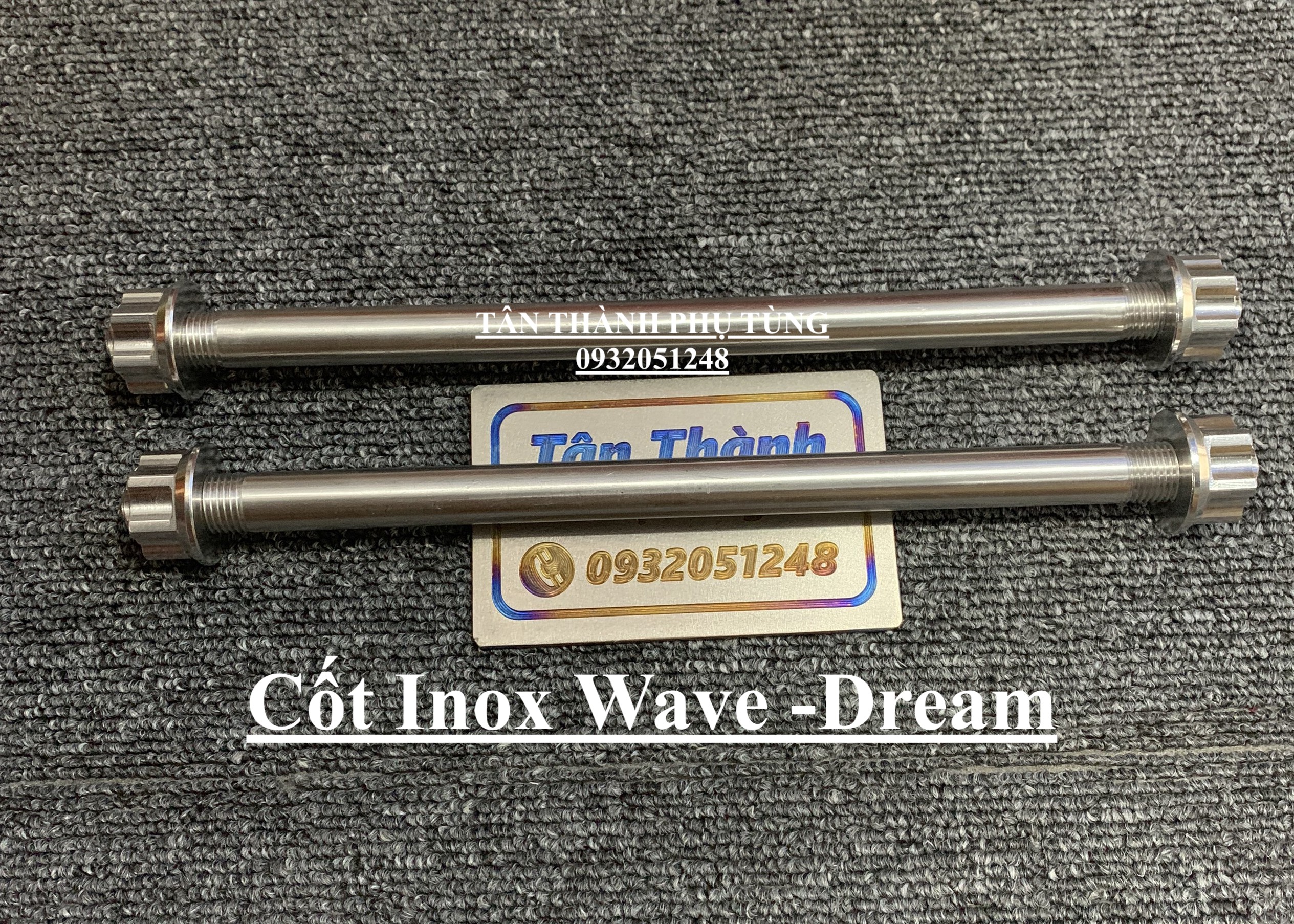 Cốt inox kèm tán salaya đầu bích dream wave future