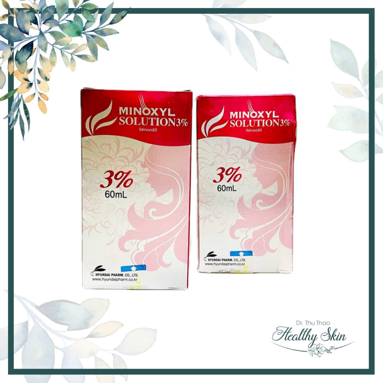 Xịt giảm rụng tóc minoxyl solution 3 %