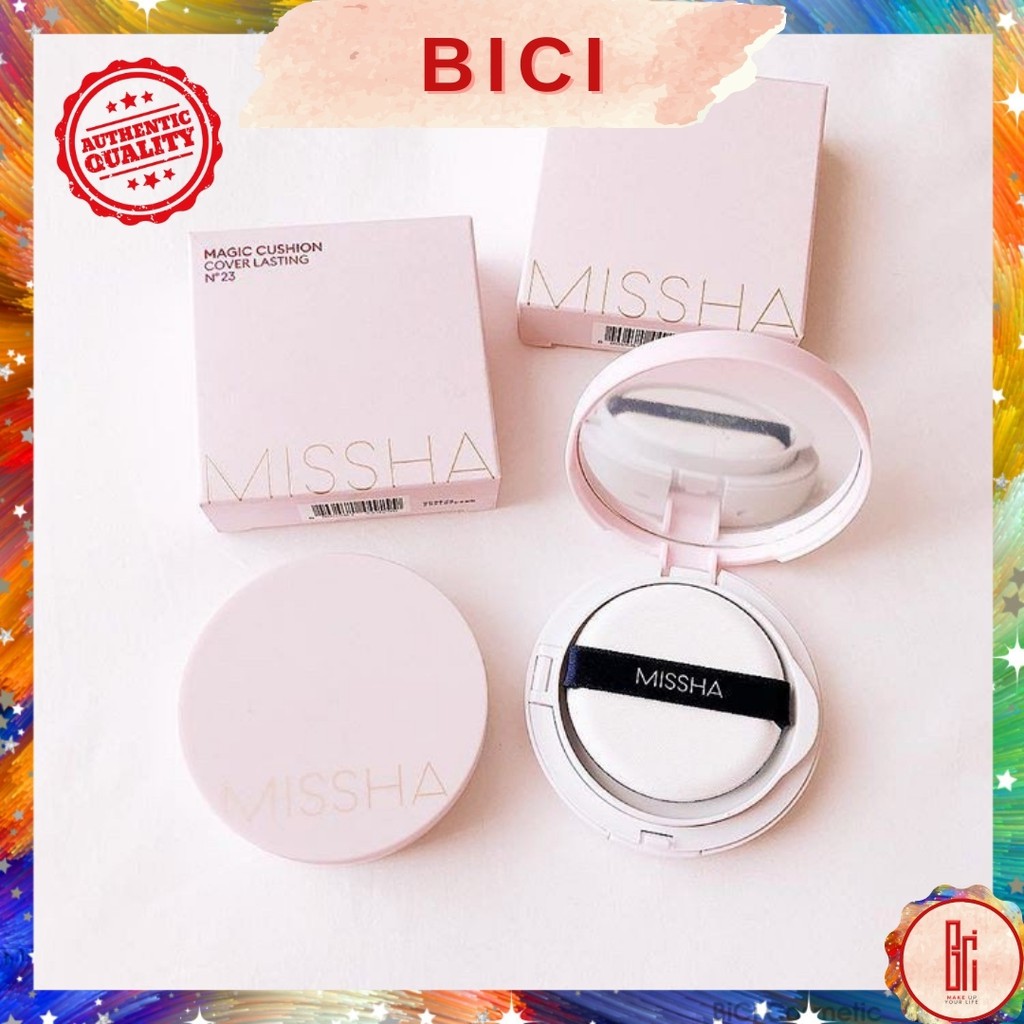 Phấn nước kiềm dầu missha magic cushion cover lasting spf50+ pa+++