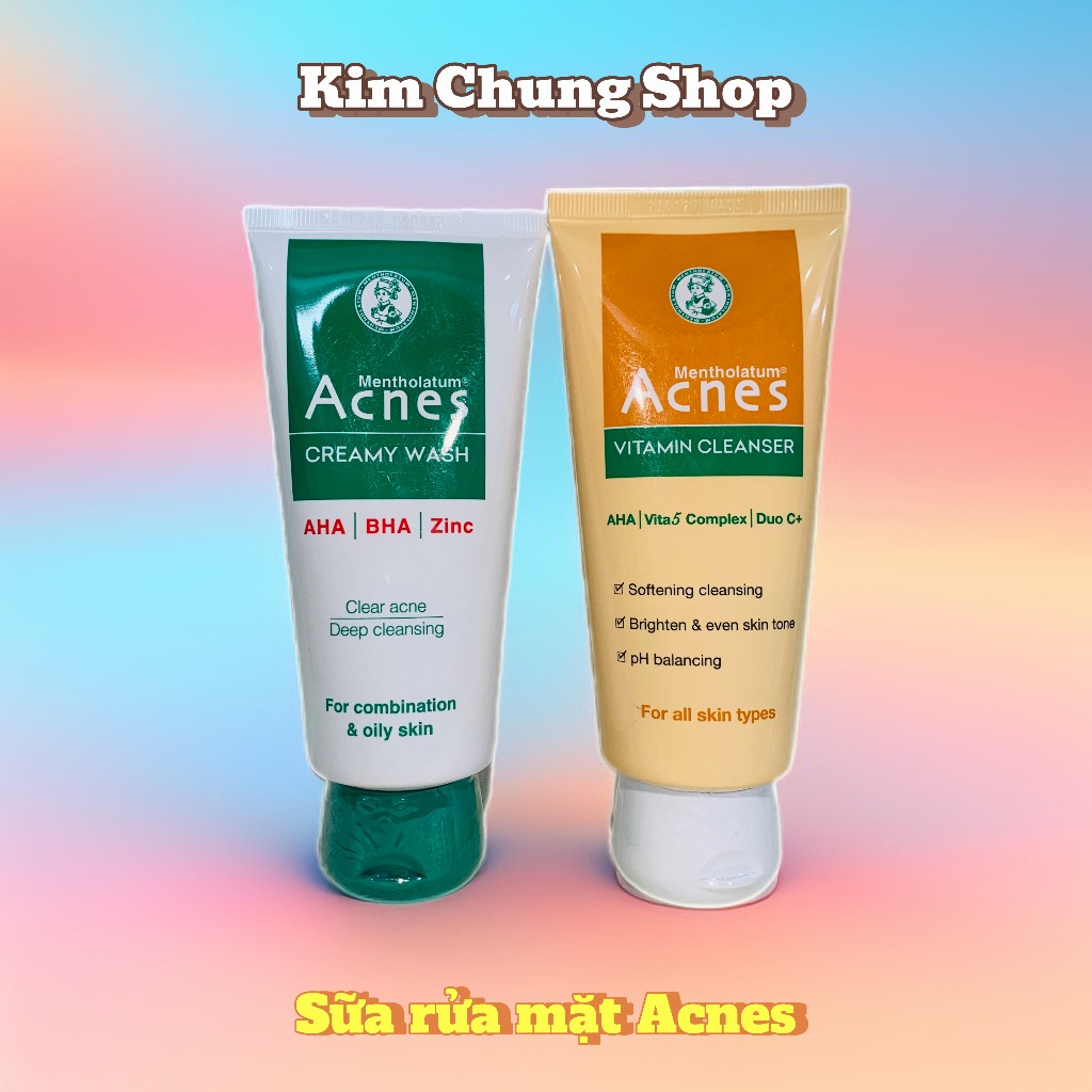 Sữa rửa mặt Acnes ngừa mụn, sạch nhờn, sáng da