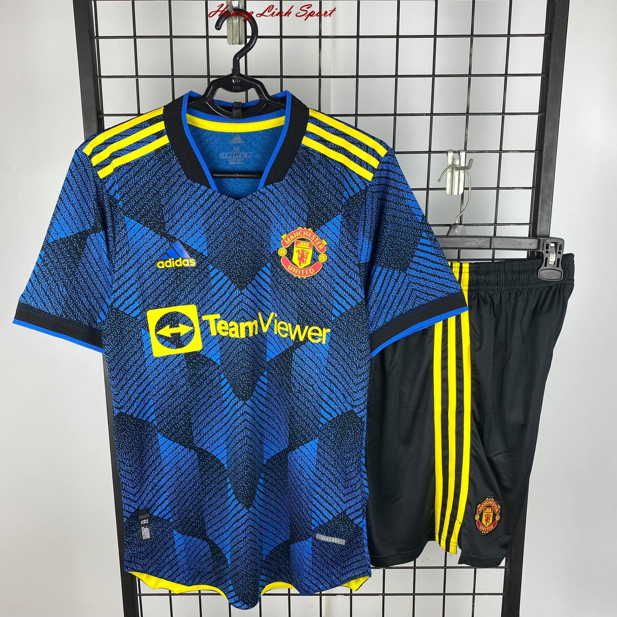 Áo Bóng Đá CLB MANCHESTER United -Sân Khách -Chất Polyester-Bản Thi Đấu