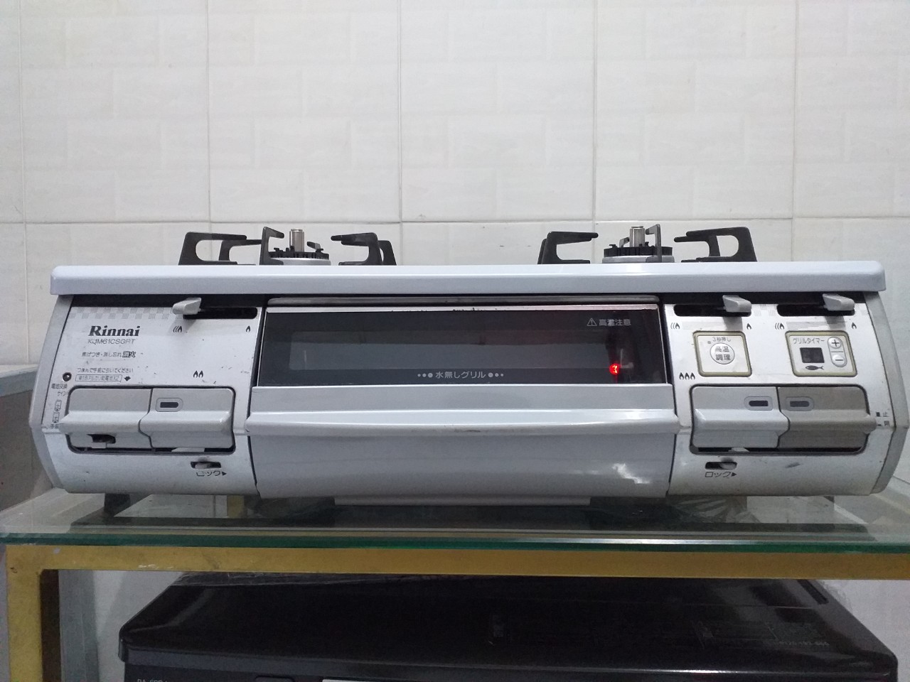 Bếp gas rinnai chống cháy nồi hẹn giờ tắt lò nướng hàng nội địa nhật bản. n