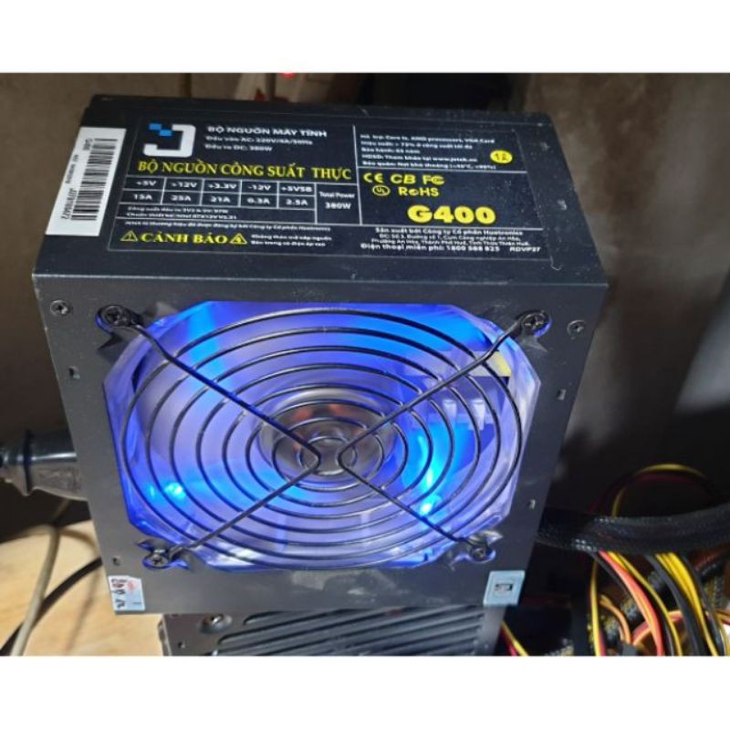 Nguồn máy tính PSU Jetek G400 công suất thực cũ đẹp cam kết sản phẩm đúng mô tả chất lượng đảm bảo