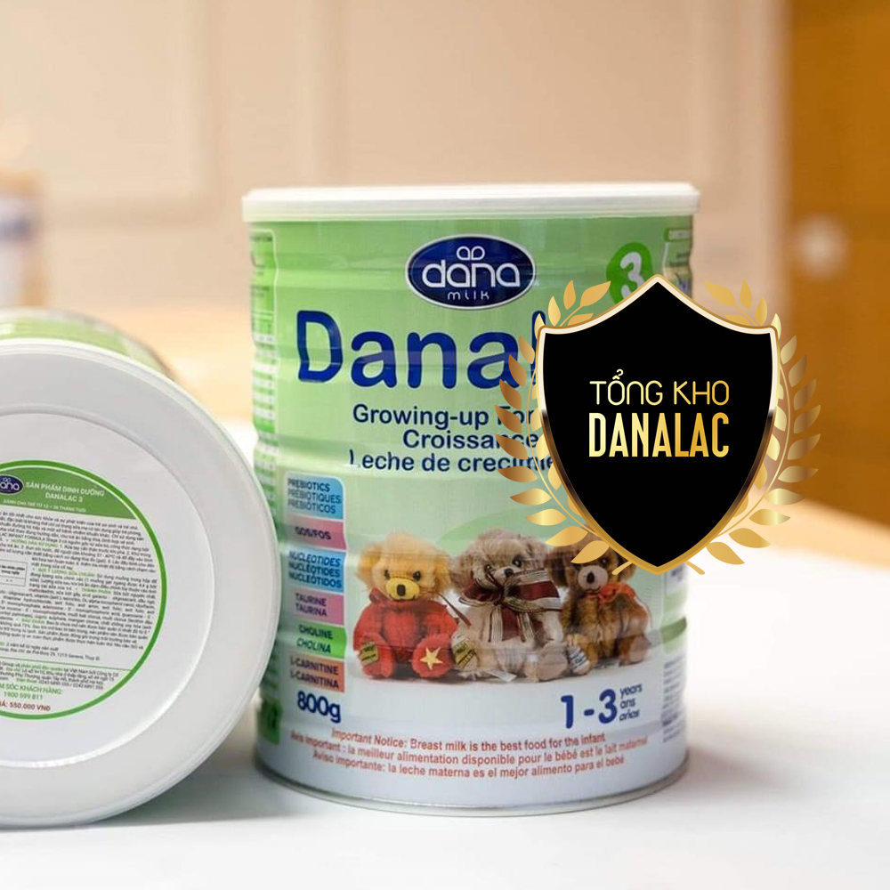 Sữa DANALAC FORMULAR dành cho trẻ từ 12 - 36 tháng 800g DF03800