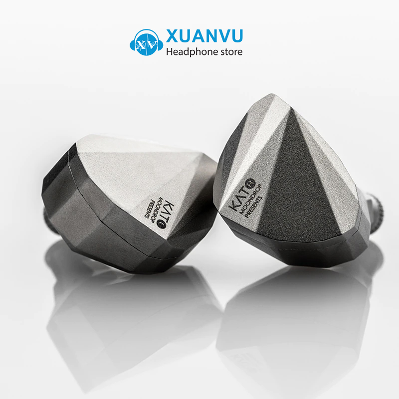 Tai nghe  Moondrop Kato, Trình điều khiển động 10mm-ULT, Cáp lõi đồng mạ bạc 4 sợi xoắn (SPC), Tinh tế từ phần vỏ hộp, tai nghe cho đến bộ phụ kiện