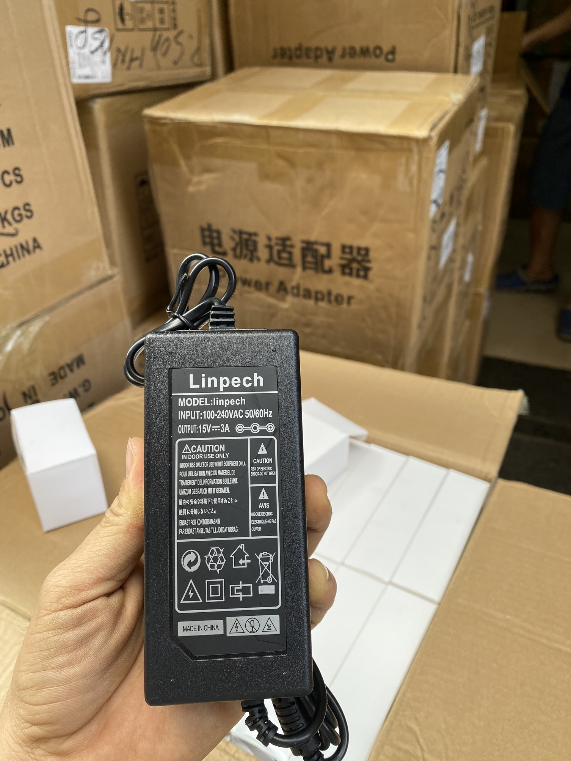 Nguồn sạc loa kéo 15v 3a loại chuẩn