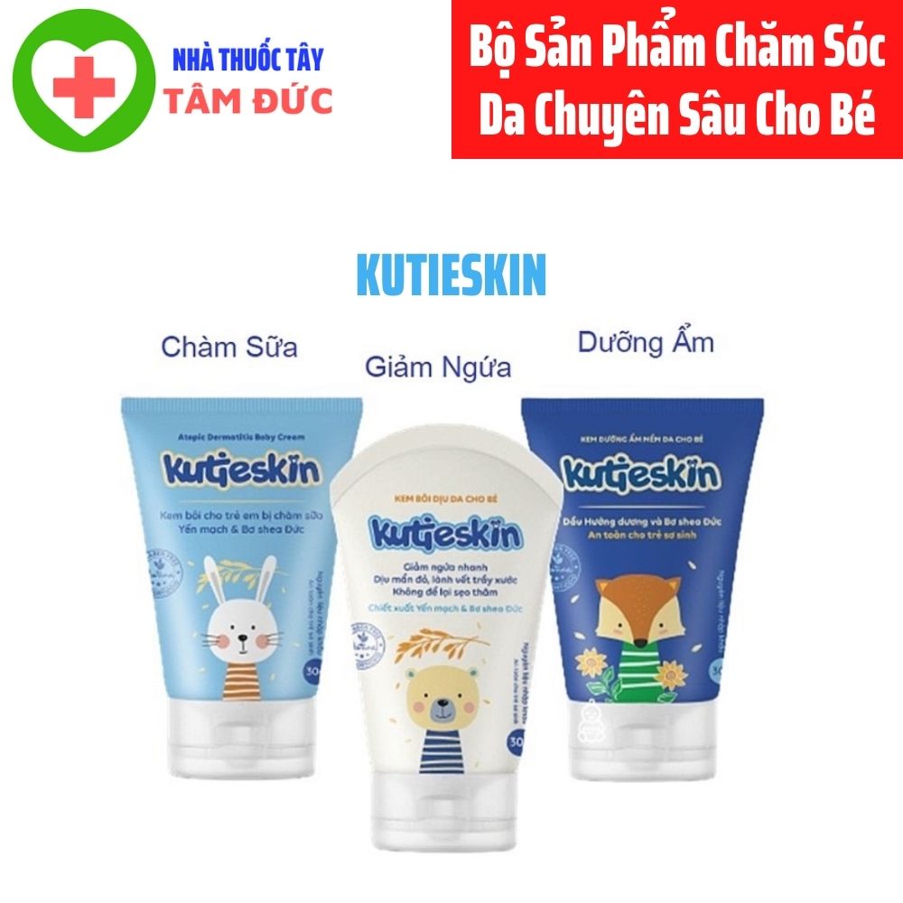 Kutieskin- Bộ sản phẩm chăm sóc làn da bé 30gr