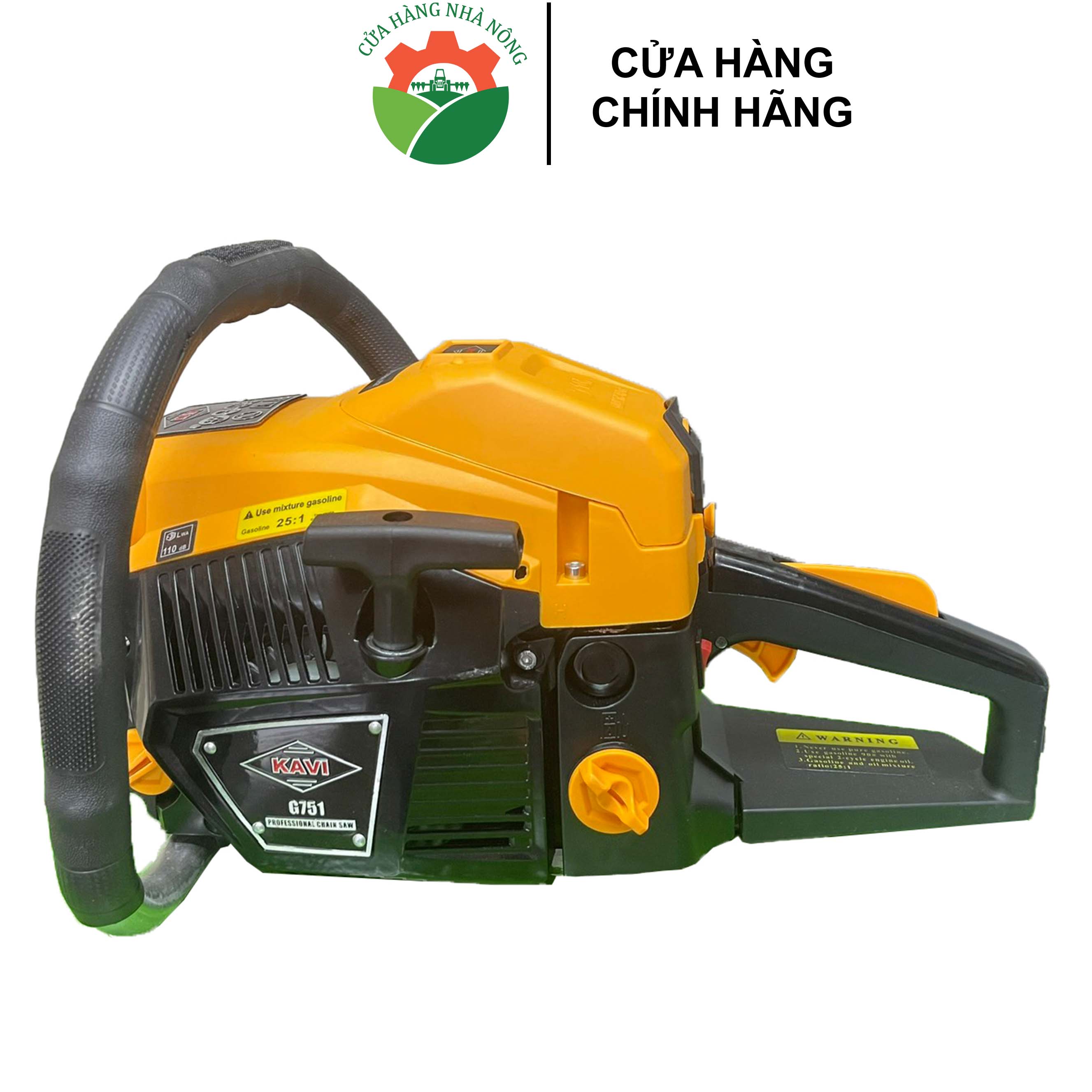 [Carburetor Walbro Nhật] Máy cưa xích cầm tay KAVI G751 chính hãng