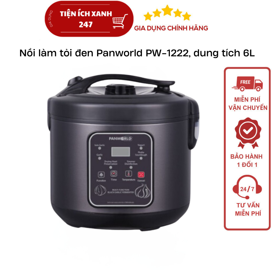 Nồi làm tỏi đen Panworld PW-1222 máy làm tỏi đen, sữa chua thương hiệu Thái Lan | bảo hành 24 tháng