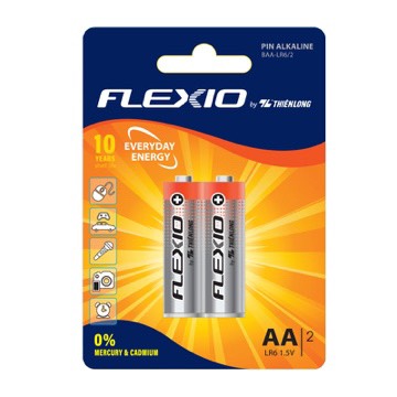Pin Alkaline AA Thiên Long Flexio