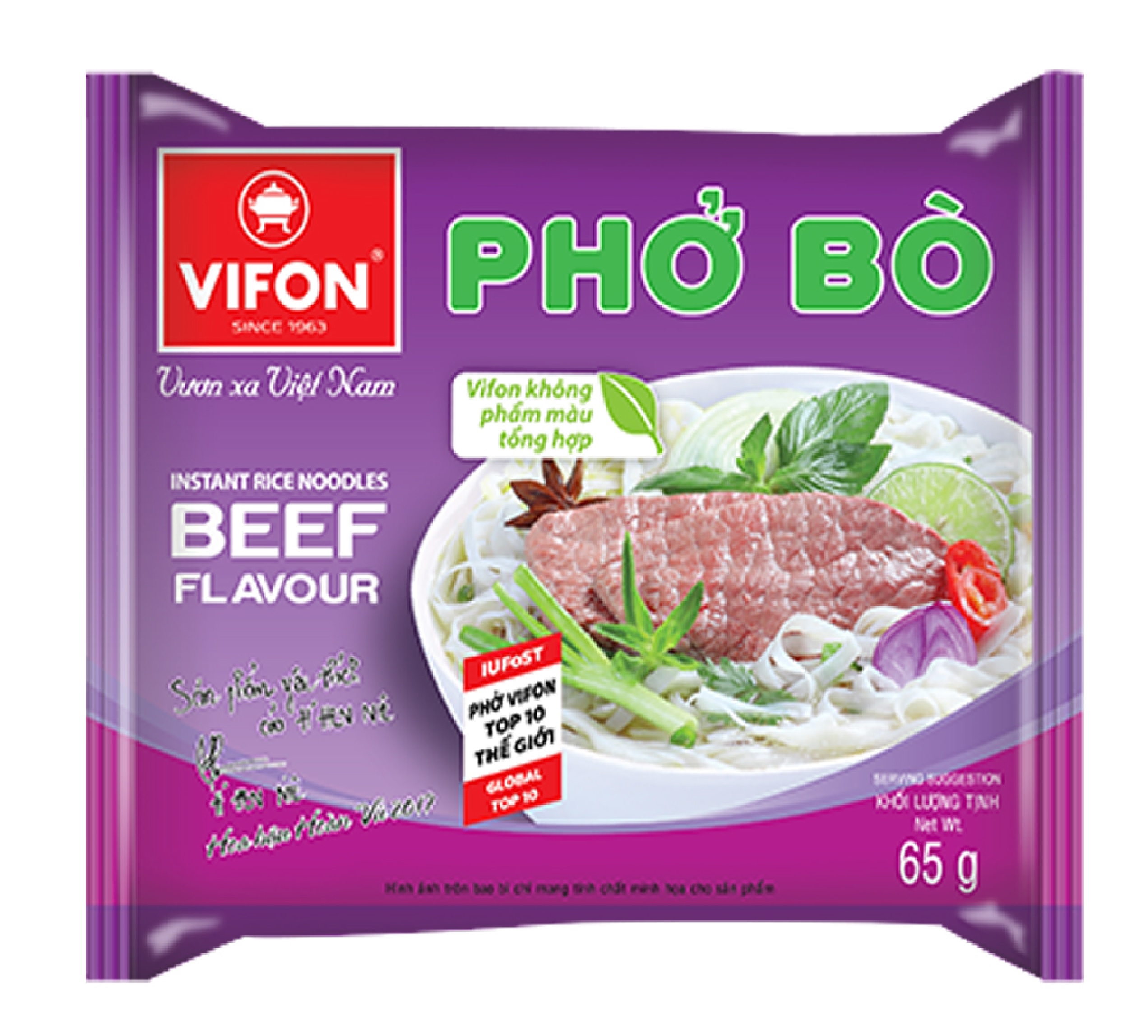 [HCM] Phở bò và Phở Gà VIFON thùng 30 gói 65g Và[Combo 10 Gói] MPVF01