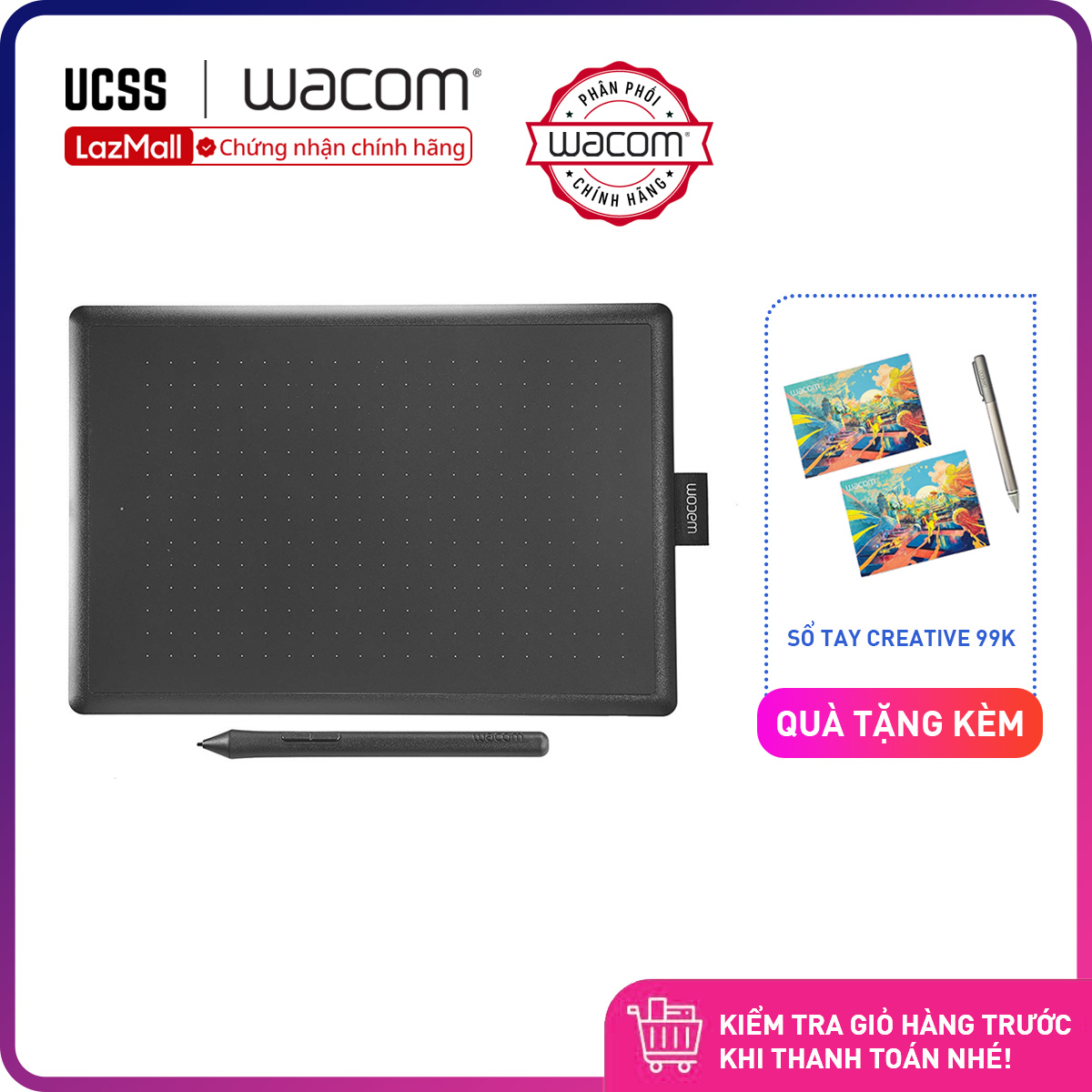 Bảng vẽ one by wacom medium ctl-672