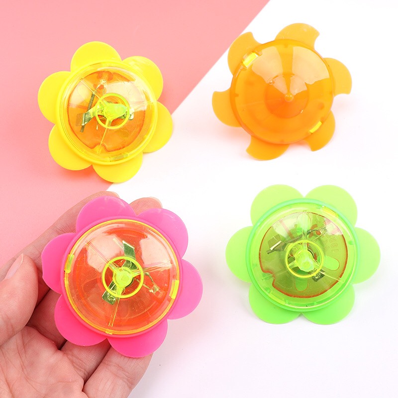 Đồ chơi con quay hoa lốc xoáy có đèn cho bé
