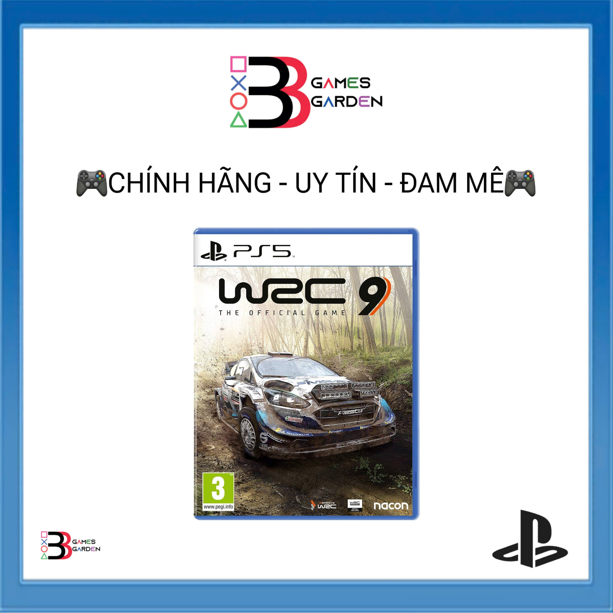 GAME PS5 WRC 9 THE OFFICIAL GAME