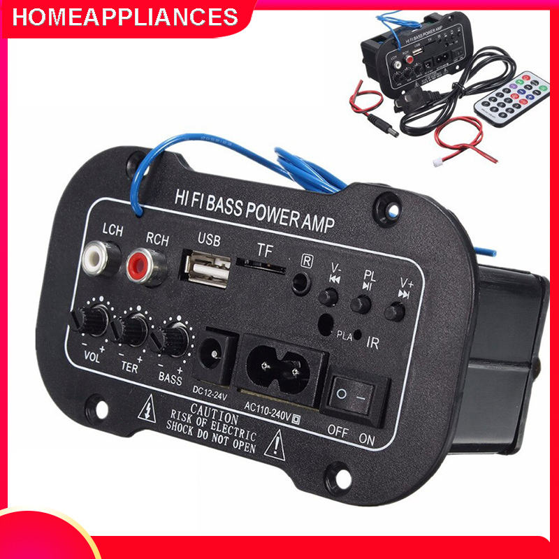 D5 Mạch loa Bluetooth điều khiển từ xa âm siêu trầm 12v, 220v, 30w