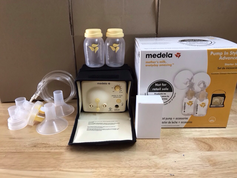 Máy hút sữa medela pump in style advanced starter set pump rút gọn new 100% nhập mỹ