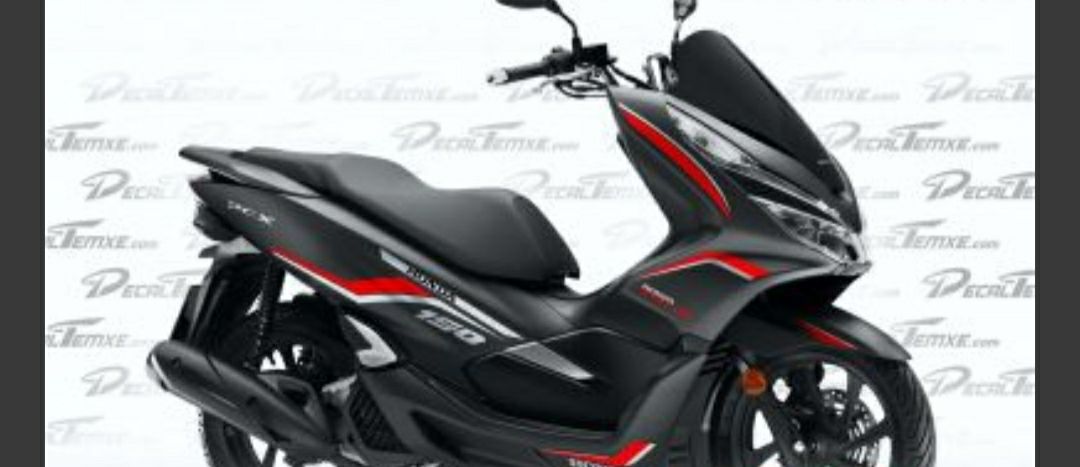 [HCM]Tem xe Pcx  tem rời 3 lớp cao cấp dán xe đen bóng đen nhám