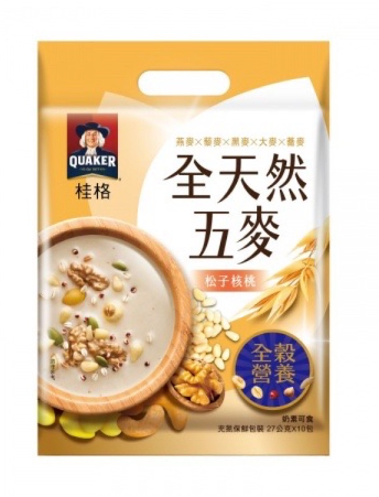 Ngũ cốc Quaker Đài Loan lúa mì tự nhiên có đường bịch 10 gói