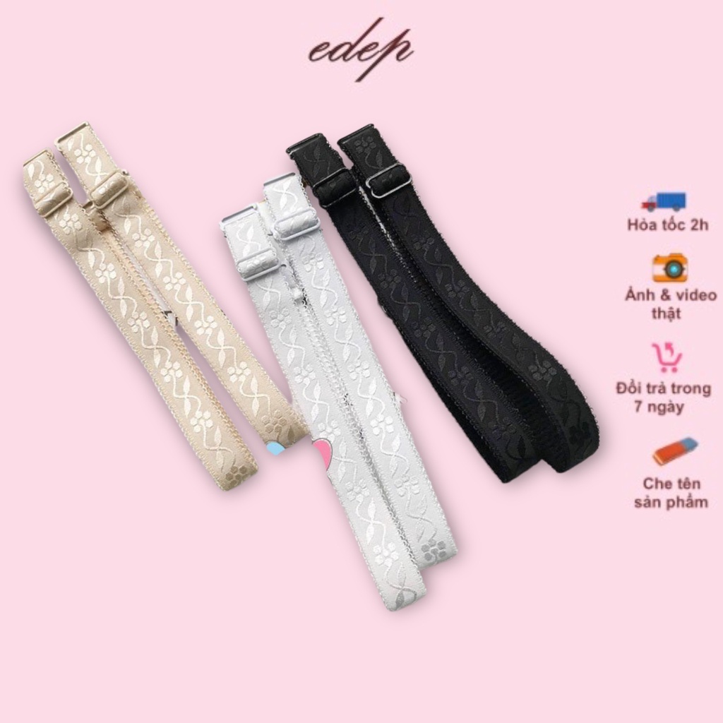 dây áo ngực họa tiết hoa chính hãng