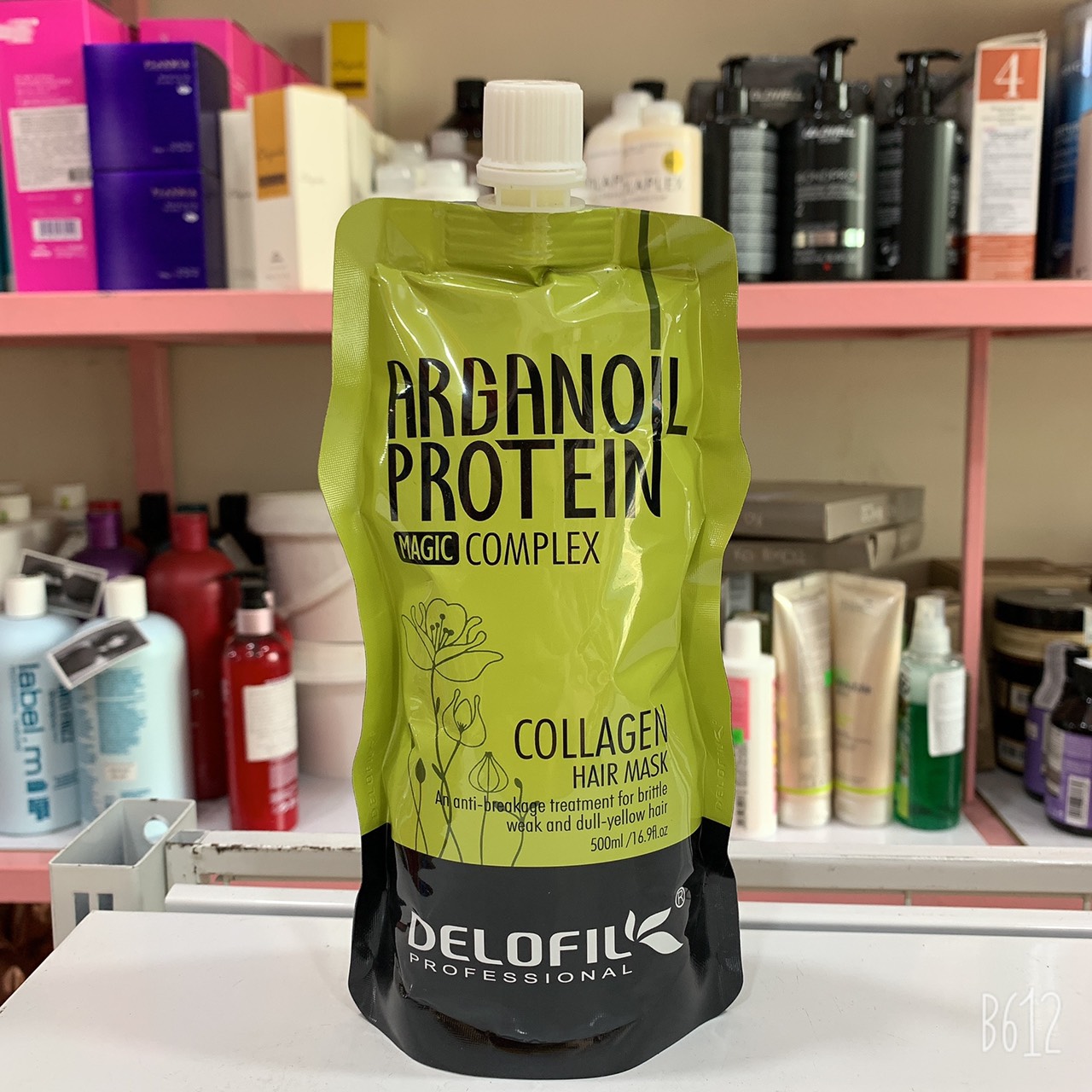 HẤP PHỤC HỒI DƯỠNG ẨM  500ml COLLAGEN DELOFIL ARGAN OIL - PROTEIN - MAGIC COMPLEX